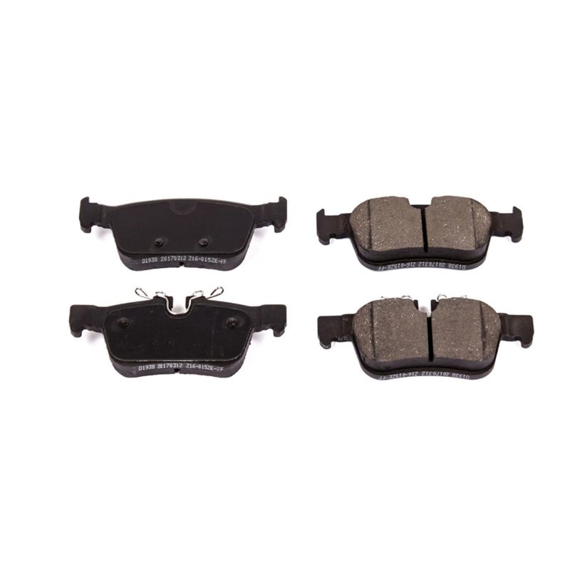 Power Stop 2019 Volvo S60 Rear Z16 Evolution Ceramic Brake Pads - 16-1938