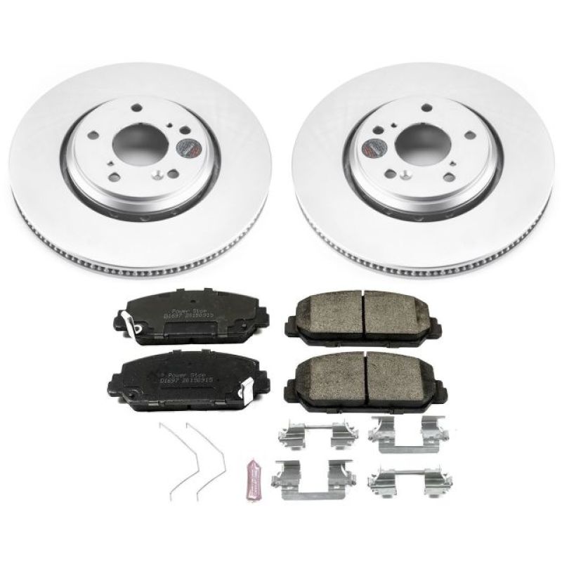 Power Stop 17-18 Acura ILX Front Z17 Evolution Geomet Coated Brake Kit - CRK7347