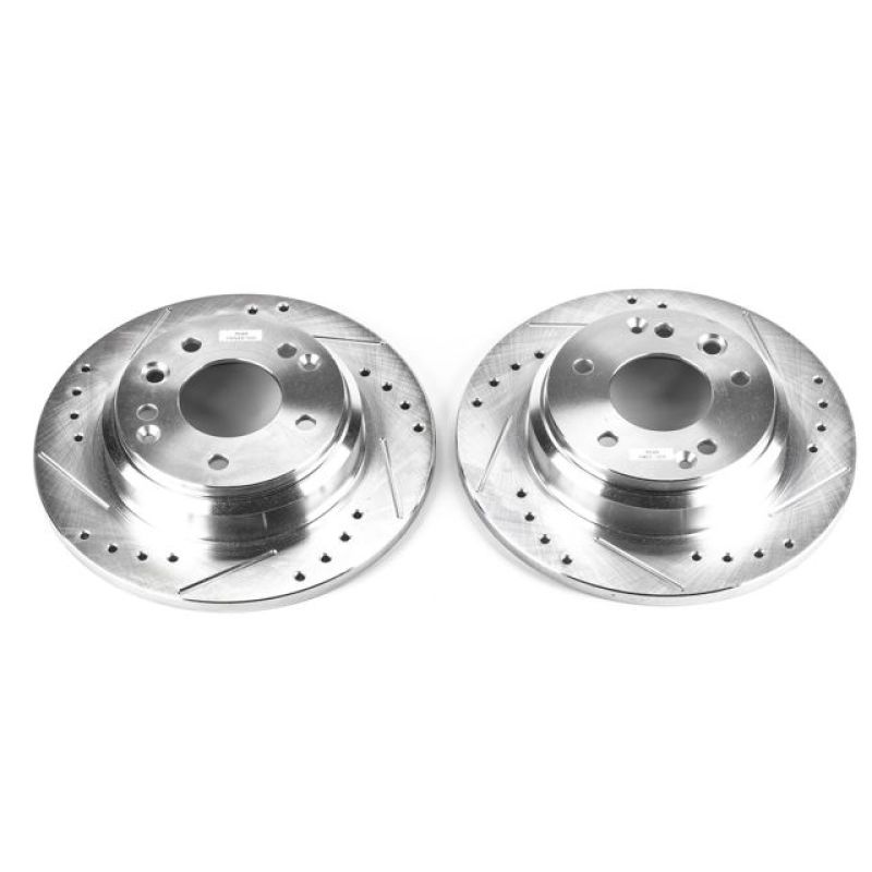 Power Stop 99-01 Acura RL Rear Evolution Drilled & Slotted Rotors - Pair - JBR929XPR