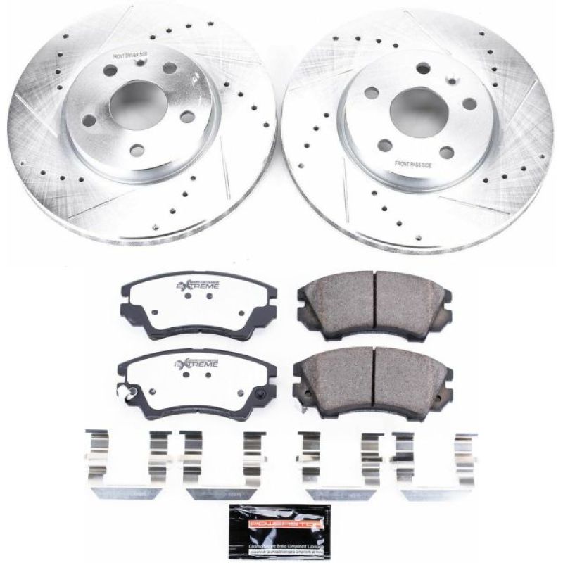 Power Stop 2017 Buick Regal Front Z26 Street Warrior Brake Kit - K3031-26