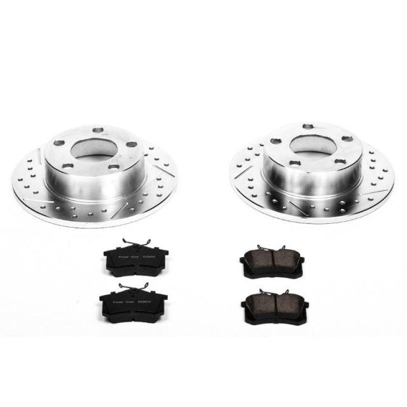 Power Stop 98-01 Audi A6 Quattro Rear Z23 Evolution Sport Brake Kit - K849