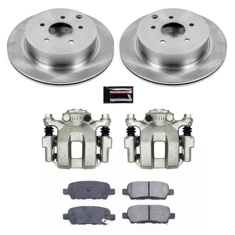 Power Stop 03-08 Infiniti FX35 Rear Autospecialty Brake Kit w/Calipers - KCOE2427B