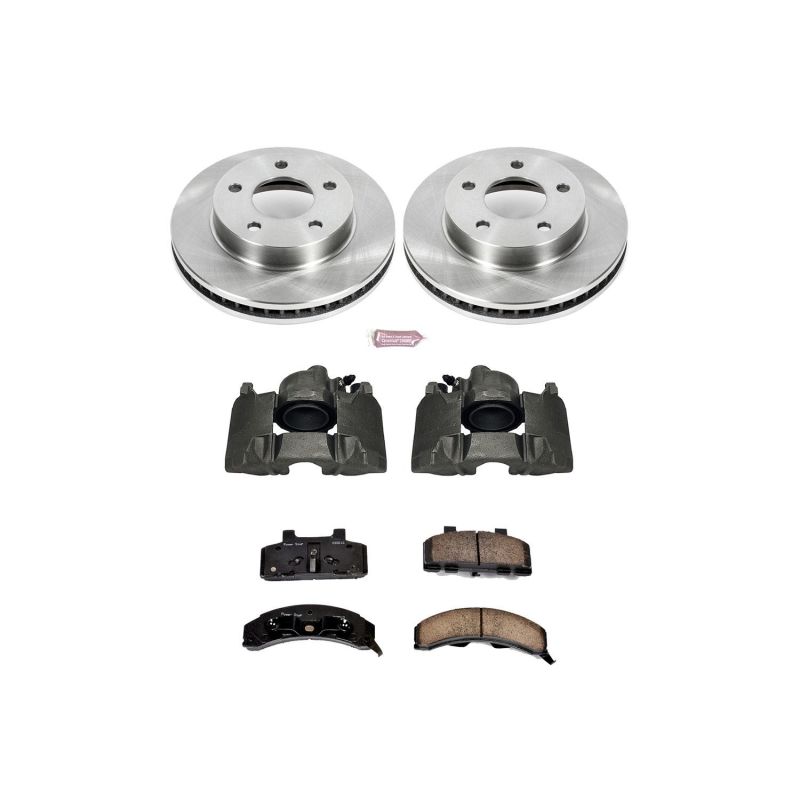 Power Stop 83-96 Buick Century Front Autospecialty Brake Kit w/Calipers - KCOE1487
