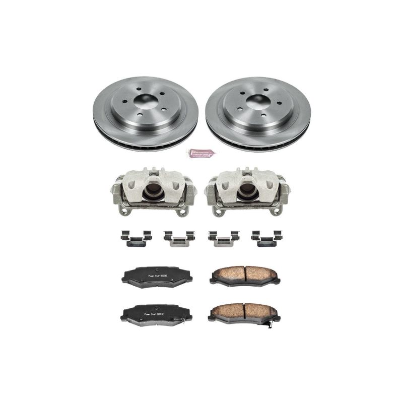 Power Stop 04-09 Cadillac XLR Rear Autospecialty Brake Kit w/Calipers - KCOE1563