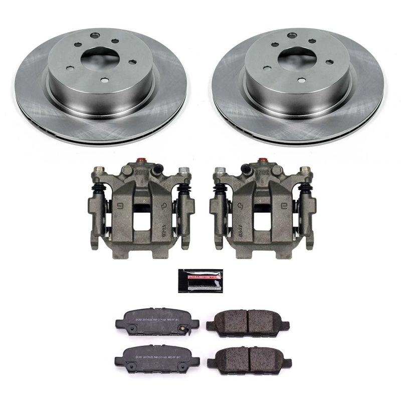 Power Stop 2018 Nissan Maxima Rear Autospecialty Brake Kit w/Calipers - KCOE8062A