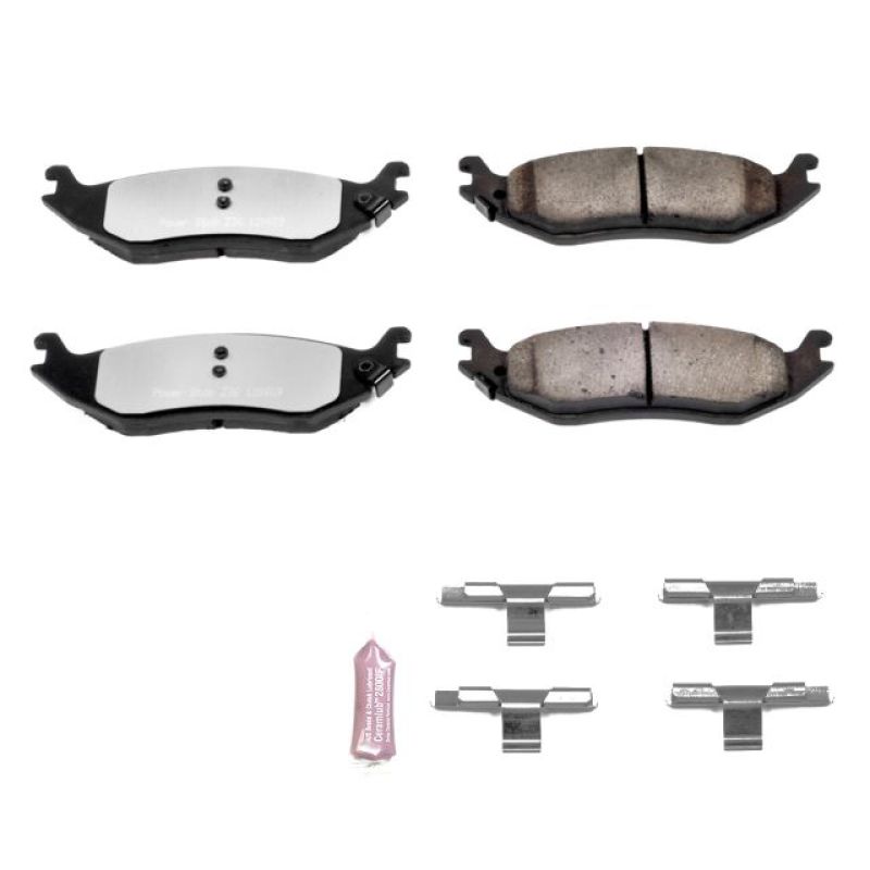 Power Stop 07-09 Chrysler Aspen Rear Z36 Truck & Tow Brake Pads w/Hardware - Z36-898