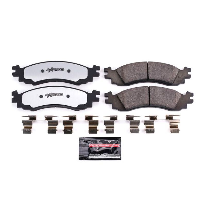 Power Stop 06-10 Ford Explorer Front Z36 Truck & Tow Brake Pads w/Hardware - Z36-1158