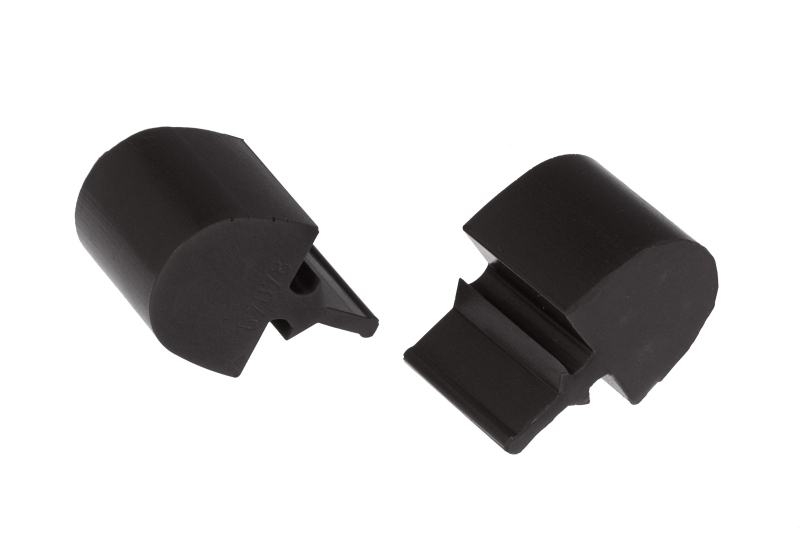 Prothane Universal Bump Stop Pull Through Style - Black - 19-1324-BL