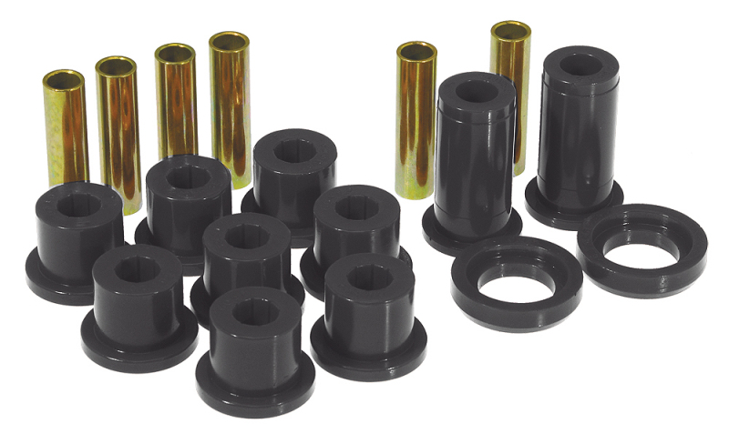 Prothane 82-00 GM S-Series 2/4wd Rear Spring & Shackle Bushings - Black - 7-1016-BL