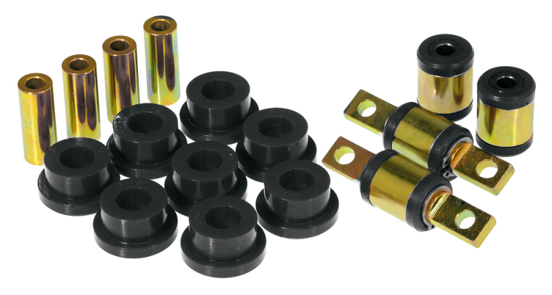 Prothane 90-00 Acura Integra Rear Upper/Lower Control Arm Bushings - Black - 8-310-BL