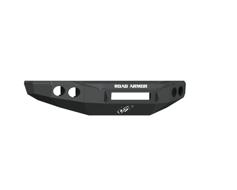 Road Armor 19-20 Chevy 4500HD/5500HD Stealth Front Non-Winch Bumper w/Round Light Ports - Tex Blk - 3194FR0B-NW