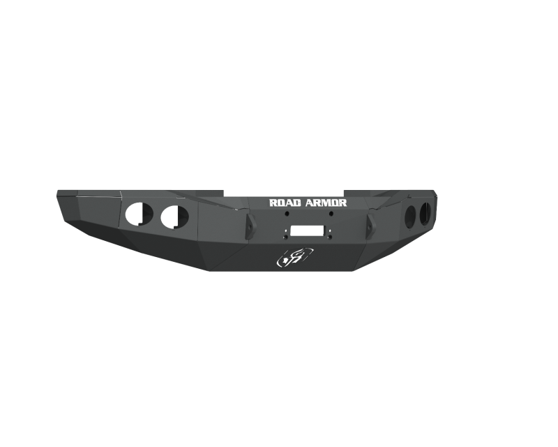 Road Armor 19-20 Chevy 4500HD Stealth Front Winch Bumper w/Round Light Ports - Tex Blk - 3194FR0B