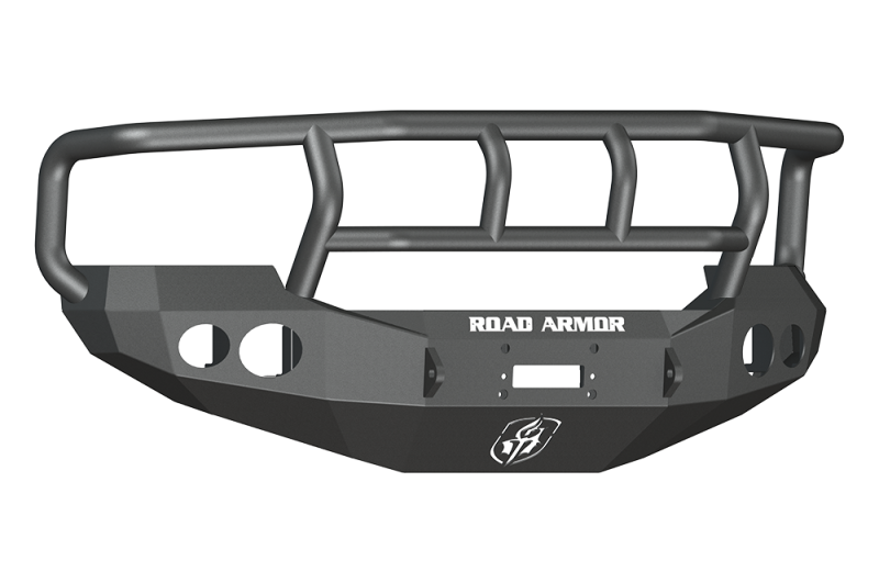 Road Armor 05-07 Ford F-250 Stealth Front Winch Bumper w/Titan II Guard Wide Flare - Tex Blk - 60502B