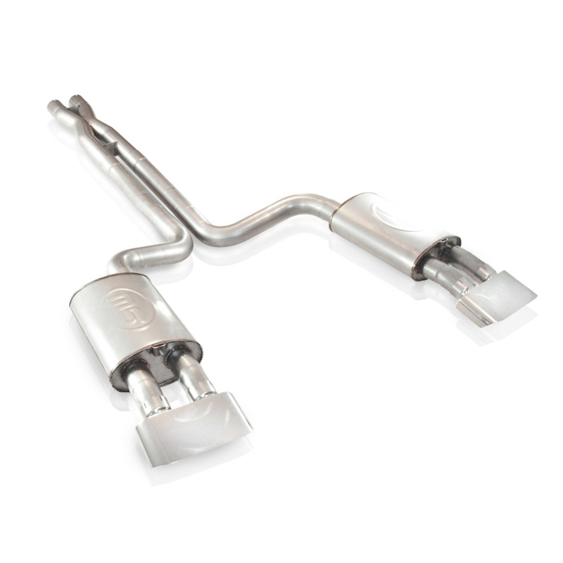 Stainless Works 1990-95 Corvette ZR1 3in Exhaust X-Pipe Chambered Mufflers Tips - ZR1CHAMSW