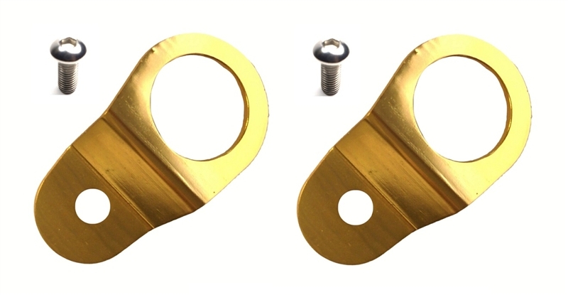 Torque Solution Radiator Mount Combo with Inserts (Gold) : Mitsubishi Evolution 7/8/9 - TS-EV-012IC