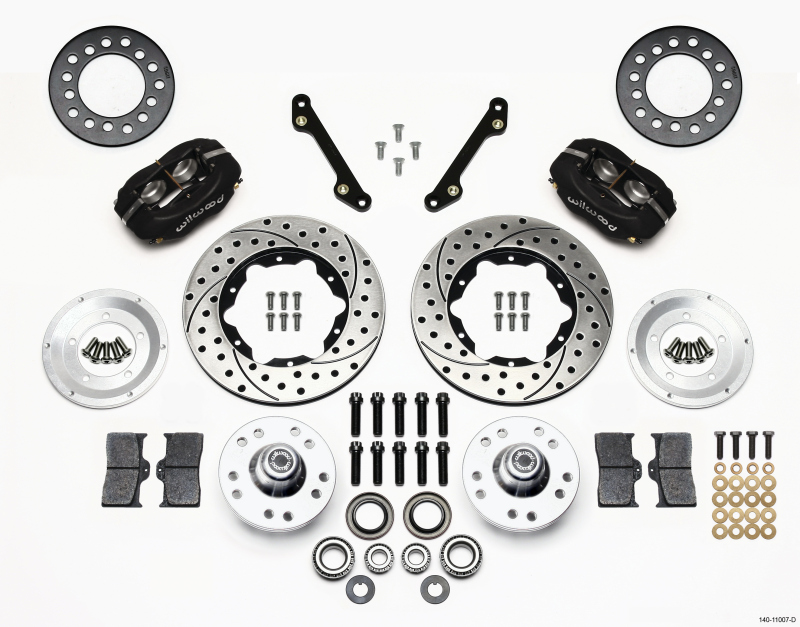 Wilwood Forged Dynalite Front Kit 11.00in Drilled 70-78 Camaro - 140-11007-D