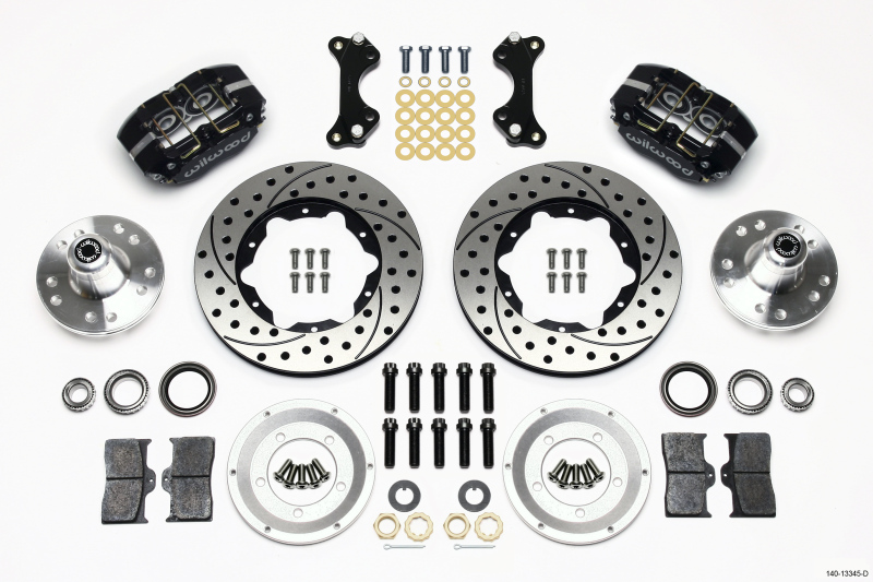 Wilwood Dynapro Dust-Boot Front Kit 11.00in Drilled WWE ProSpindle - 140-13345-D