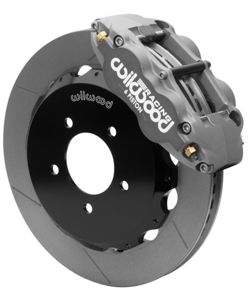 Wilwood Narrow Superlite 6R Front Hat Kit 12.88in 06-15 Mazda Miata w/Lines - 140-16093