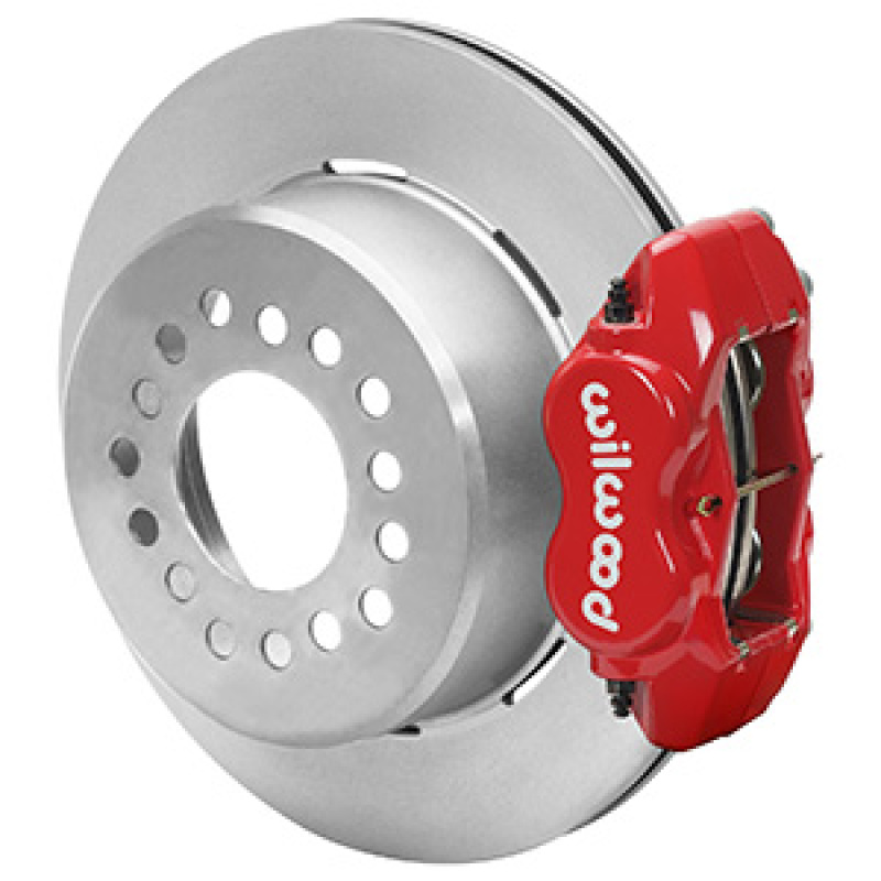 Wilwood Ford Explorer 8.8in Rear Axle Dynalite Disc Brake Kit 12.19in Rotor -Red Caliper - 140-16407-R