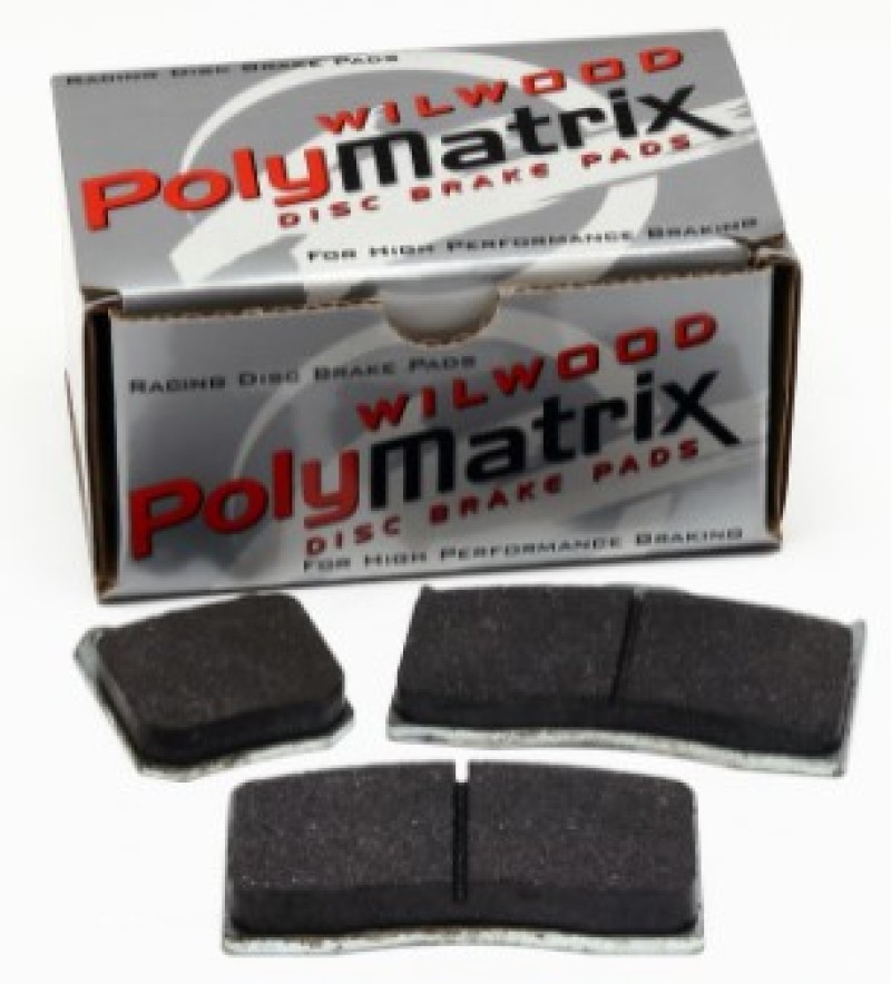 Wilwood PolyMatrix Pad Set - 6617 E W6A /W4A AERO 4/6 (.670in Thk) - 15E-12604K