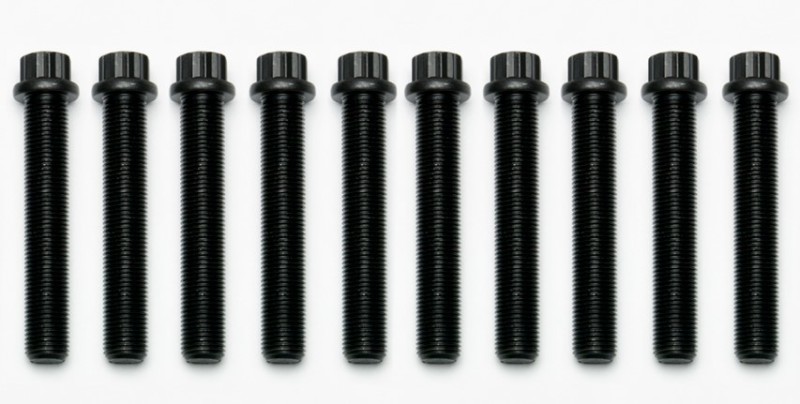 Wilwood Bolt Kit 1/2-20x3.00 LG 12 PTCS - 10 Pack Black - 230-14566