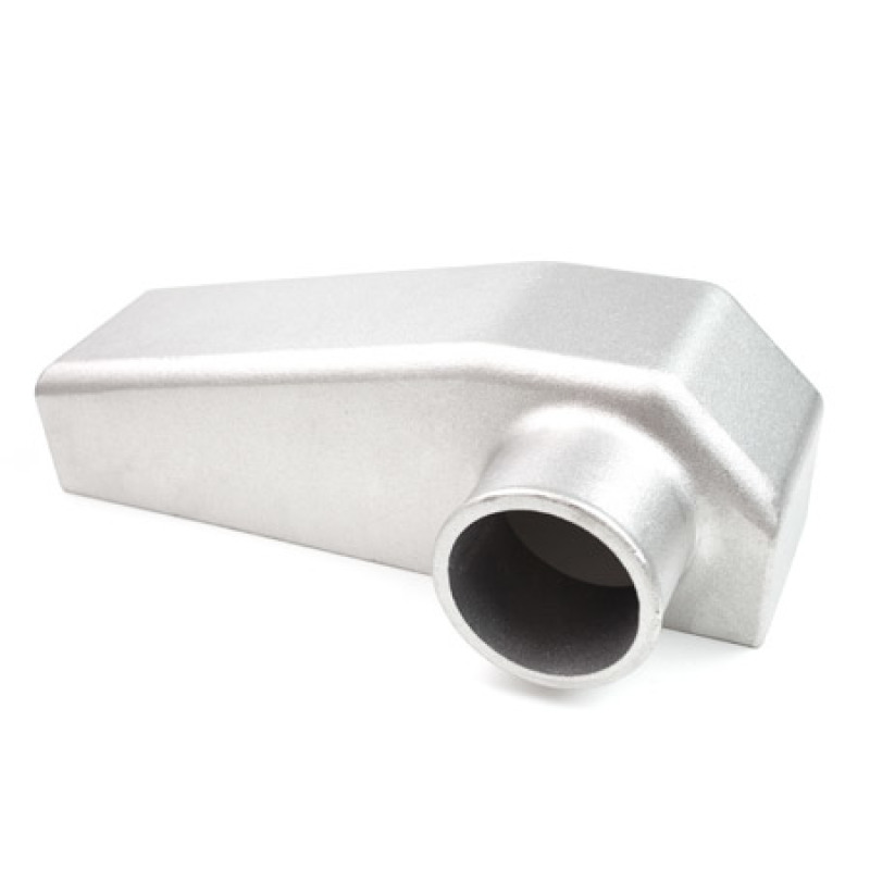 ATP 12in Tall x 3.5in Thick, 3in Outlet Bottom Right Aluminum End Tank (One End Tank) - ATP-MDP-018