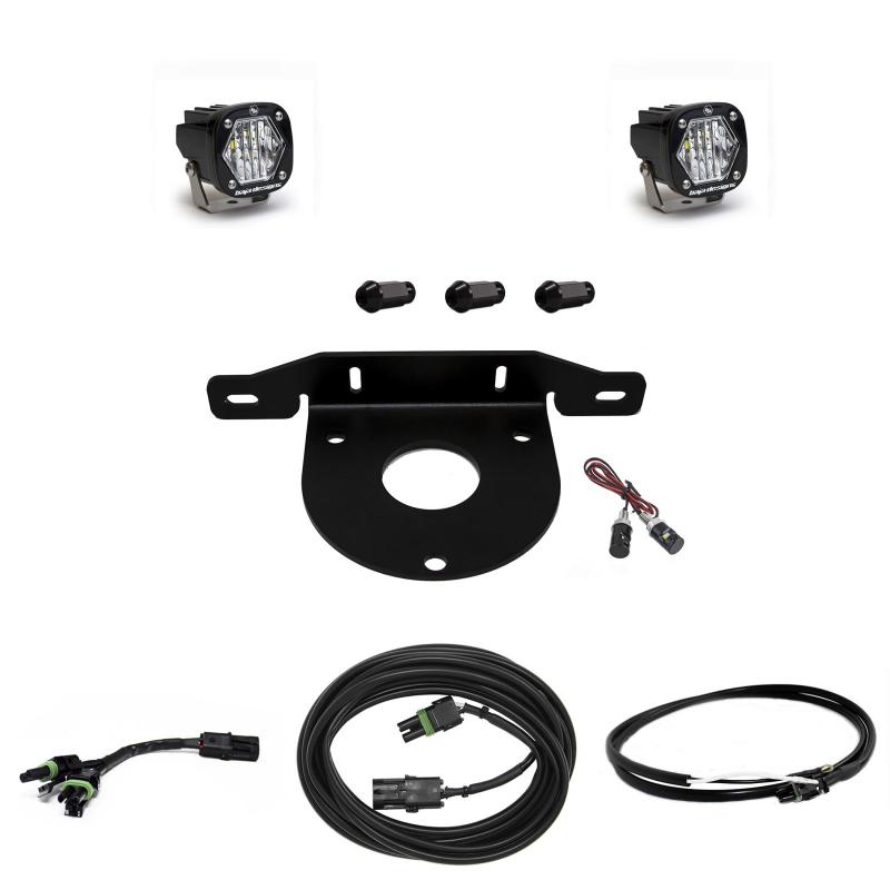 Baja Designs 2021+ Ford Bronco Dual S1 W/C Reverse Kit w/Upfitter - 447766UP