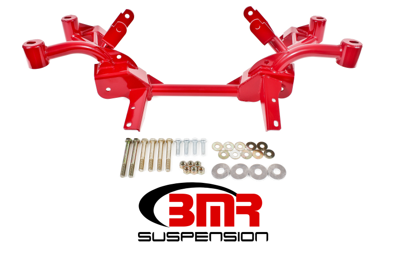 BMR 82-82 3rd Gen F-Body K-Member w/ LS1 Motor Mounts and Pinto Rack Mounts - Red - KM008-1R