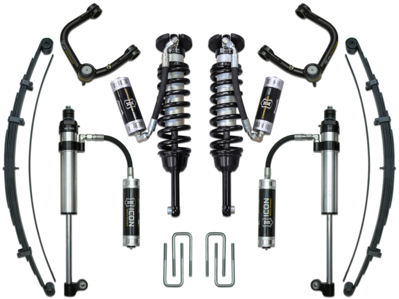 ICON 05-15 Toyota Tacoma 0-3.5in/16-17 Toyota Tacoma 0-2.75in Stg 8 Suspension System w/Tubular Uca - K53008T