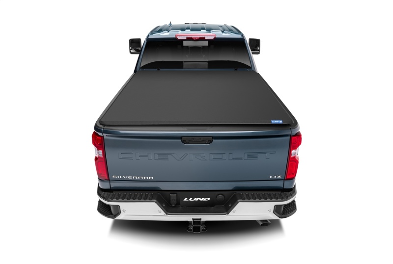 Lund 2020 Chevy Silverado 2500 HD (6.9ft. Bed) Genesis Elite Tri-Fold Tonneau Cover - Black - 95854