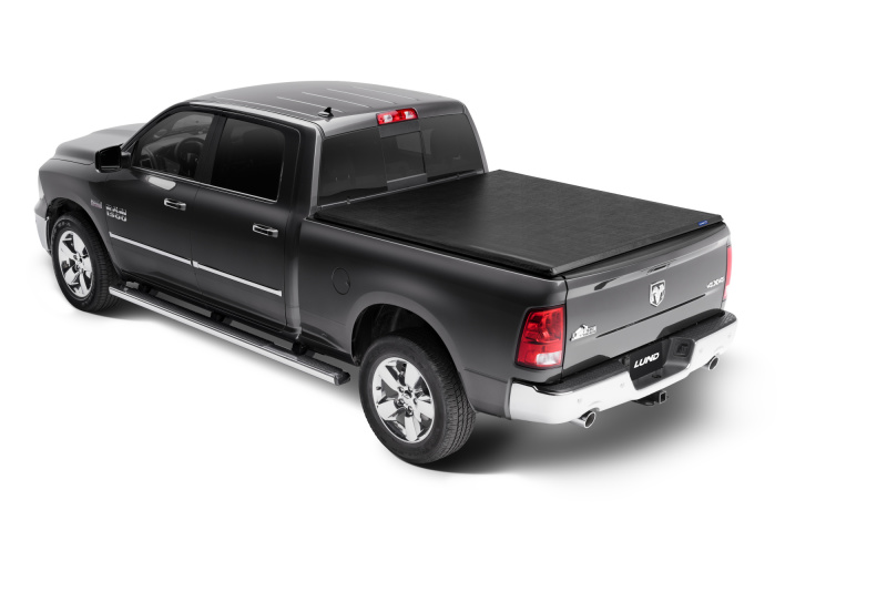 Lund 02-17 Dodge Ram 1500 (5.5ft. Bed) Genesis Roll Up Tonneau Cover - Black - 96065