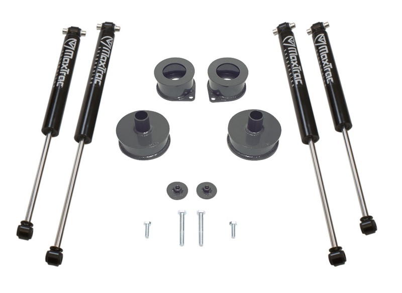 MaxTrac 18-19 Jeep Wrangler JL 2WD/4WD 2.5in/2in Spacer Kit w/MaxTrac Shocks - K949822S