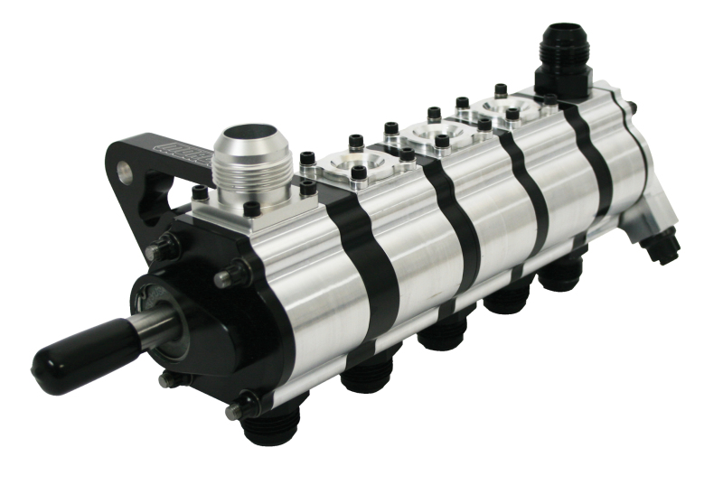 Moroso T3 Series 5 Stage Dry Sump Oil Pump - Tri-Lobe - Left Side - 1.200 Pressure - 22345