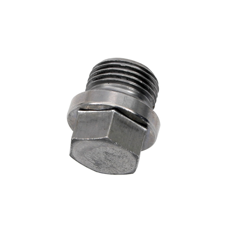 Moroso Oxygen Sensor Plug w/17mm Hex Head - Plated Steel - M18 x 1.5 Thread - Single - 22734