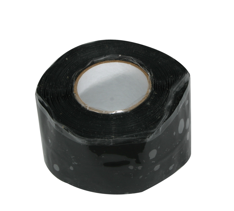 Moroso Self-Vulcanizing Tape - Black - 12ft Roll x 1in Wide - 72038