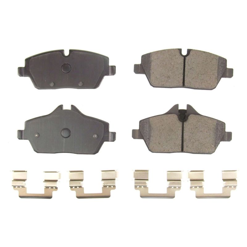 Power Stop 14-18 BMW i3 Front Z17 Evolution Ceramic Brake Pads w/Hardware - 17-1308A