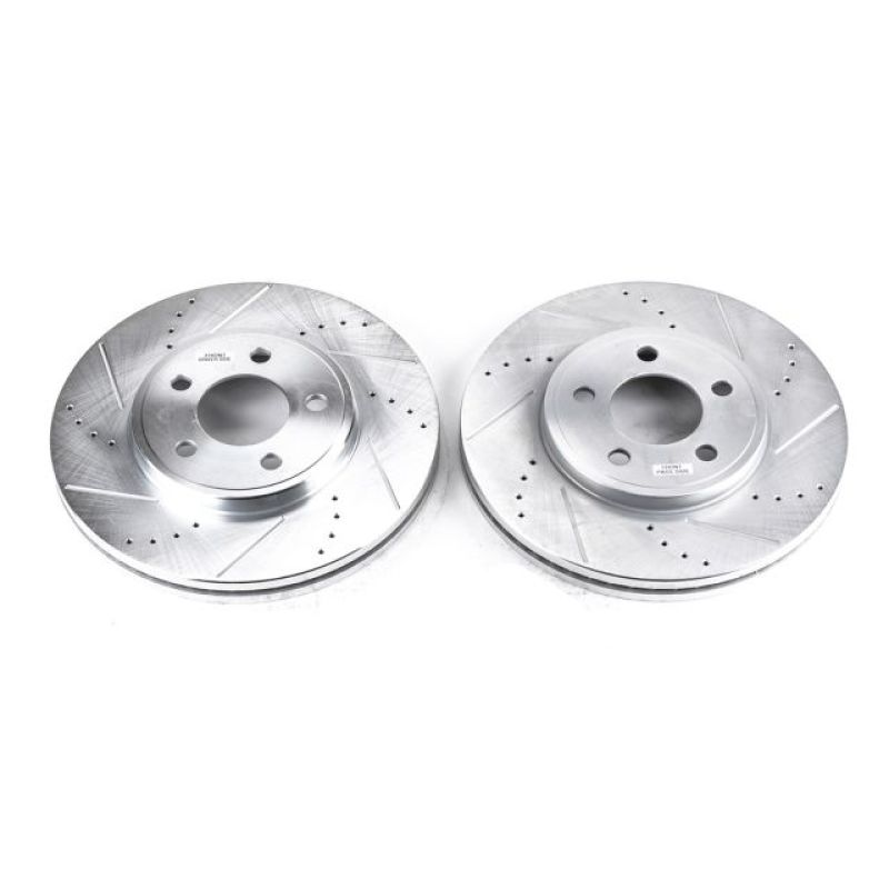 Power Stop 03-11 Ford Crown Victoria Front Evolution Drilled & Slotted Rotors - Pair - AR8164XPR