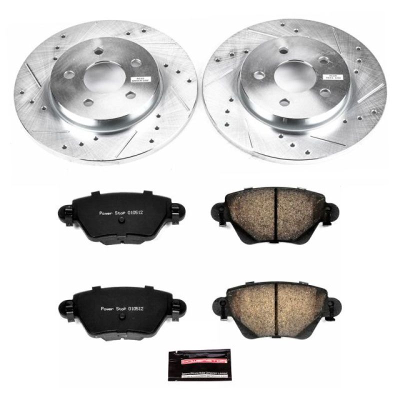 Power Stop 02-05 Jaguar X-Type Rear Z23 Evolution Sport Brake Kit - K1390