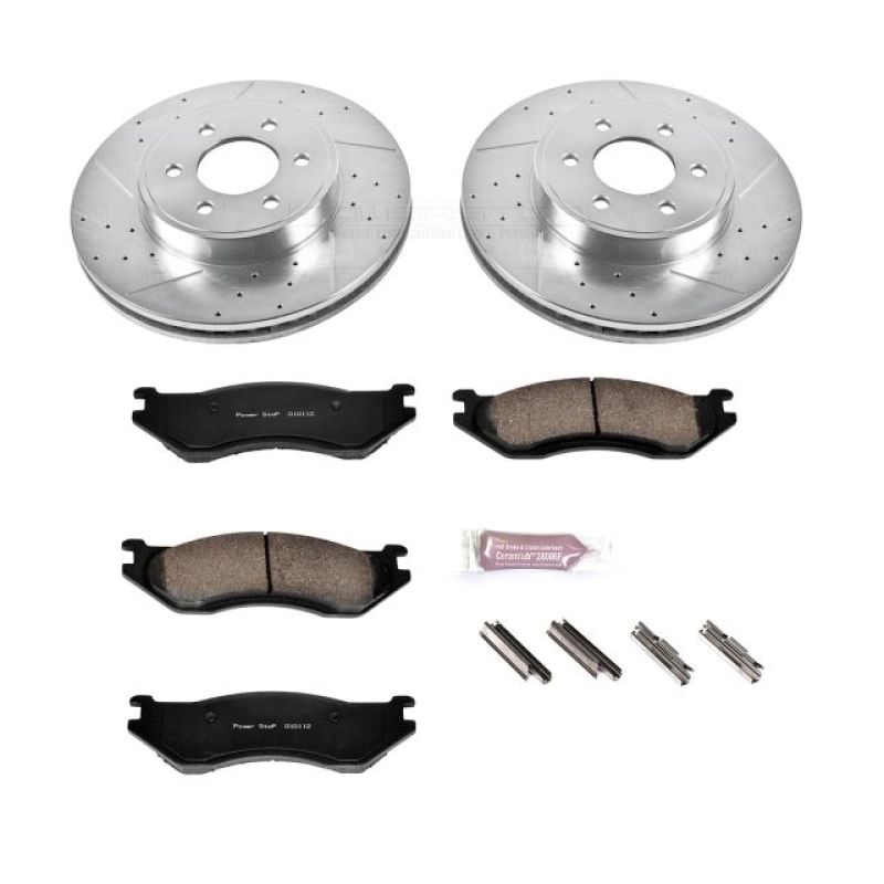 Power Stop 2003 Dodge Durango Front Z23 Evolution Sport Brake Kit - K2178