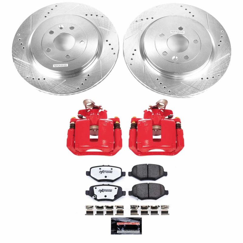 Power Stop 13-19 Ford Explorer Rear Z36 Truck & Tow Brake Kit w/Calipers - KC6376-36