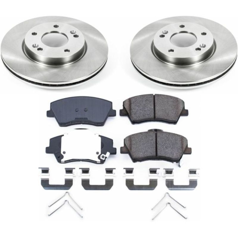 Power Stop 17-19 Hyundai Elantra Front Autospecialty Brake Kit - KOE7370 Power Stop 17-19 Hyundai Elantra Front Autospecialty Brake Kit - KOE7370