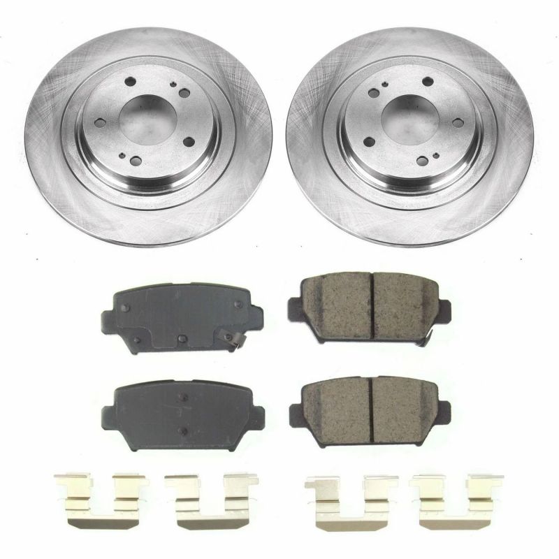 Power Stop 2018 Mitsubishi Eclipse Cross Rear Autospecialty Brake Kit - KOE8434