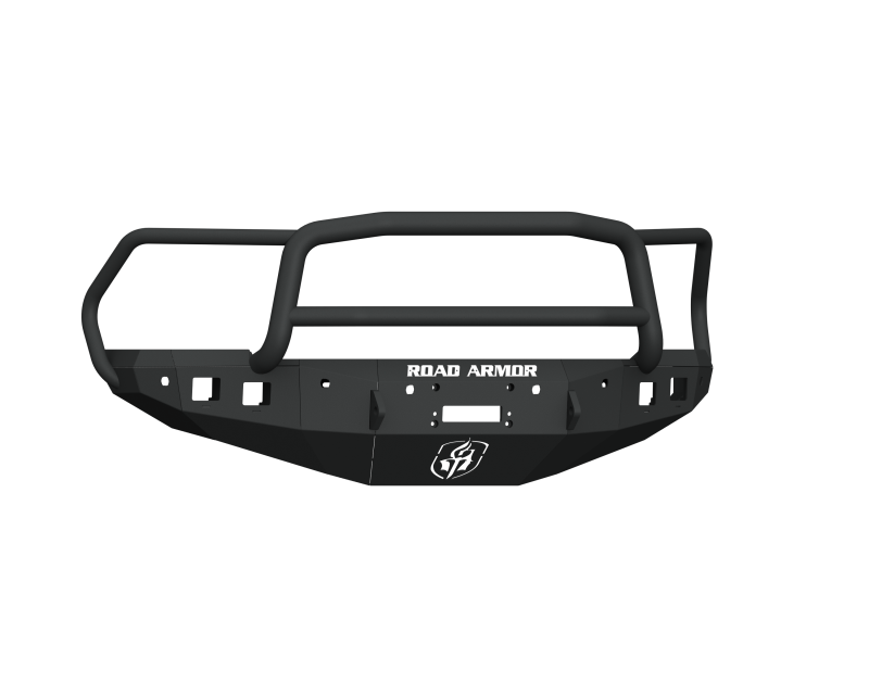 Road Armor 16-18 Ram 2500 Stealth Front Winch Bumper w/Lonestar Guard/6 Sensor Holes - Tex Blk - 4162F5B