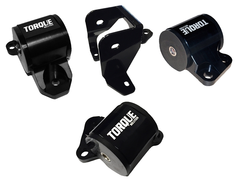 Torque Solution Billet Aluminum Mount Kit (2 Bolt): 96-00 Honda Civic EK B/D-Series - TS-HA-EK2