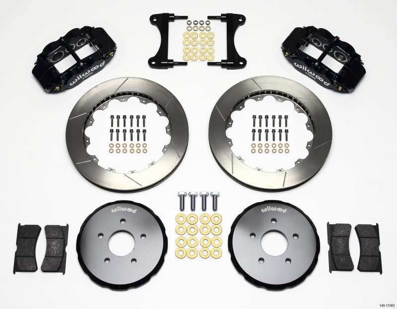 Wilwood Narrow Superlite 6R Front Hat Kit 13.06in Nissan 370Z/Fiti G37 - 140-11583