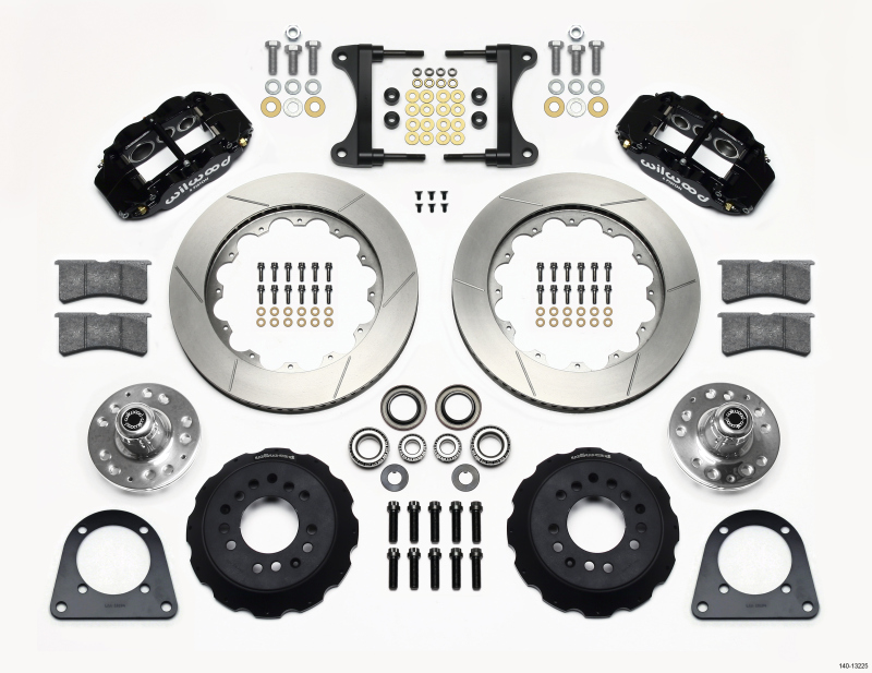 Wilwood Narrow Superlite 6R Front Hub Kit 14.00in TCI-IFS 71-78 (Pinto Based) - 140-13225