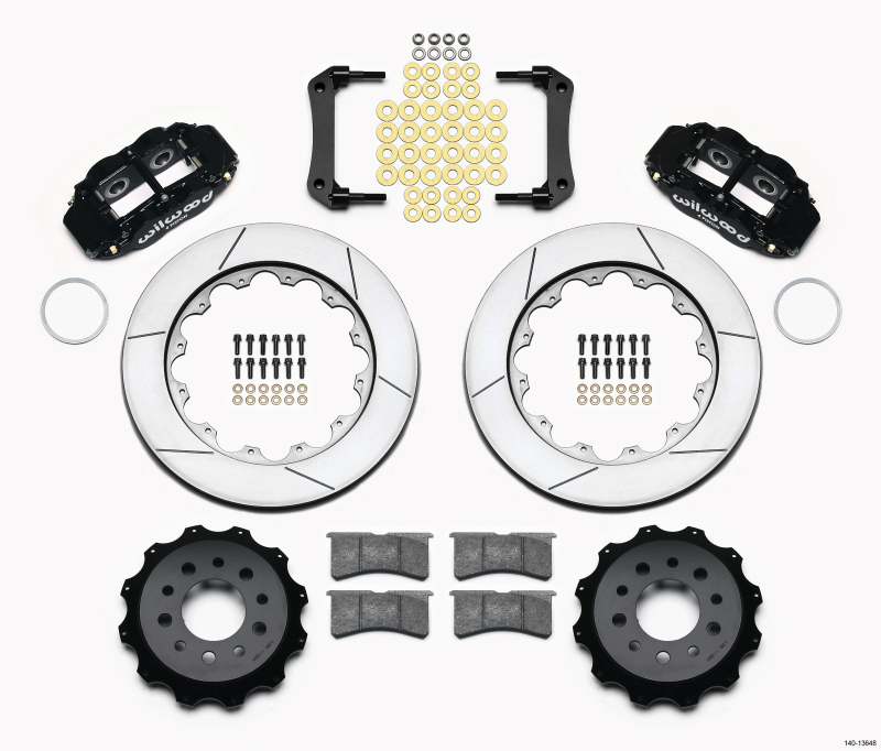 Wilwood Narrow Superlite 4R Rear Kit 14.00in Morrison Multilink IRS (2010-15 Camaro Based) - 140-13648