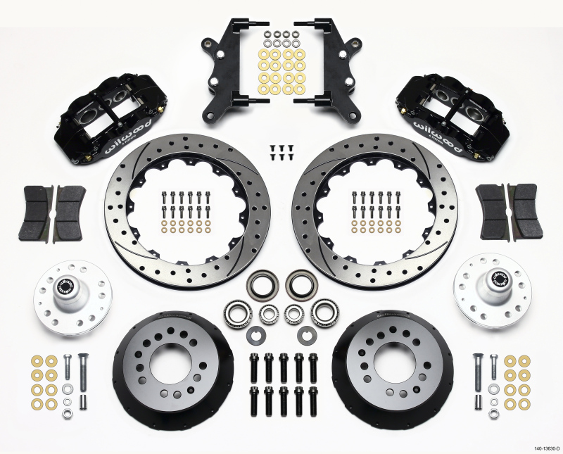 Wilwood Narrow Superlite 6R Front Hub Kit 12.88in Drilled 60-68 Ford / Mercury Full Size / Galaxie - 140-13630-D