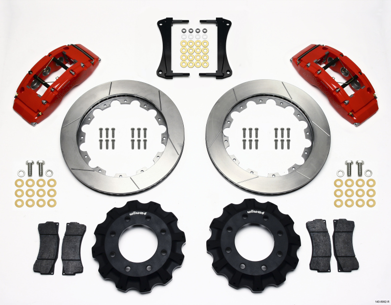 Wilwood TC6R Front Kit 16.00in Red 1999-2014 GM Truck/SUV 1500 - 140-8992-R