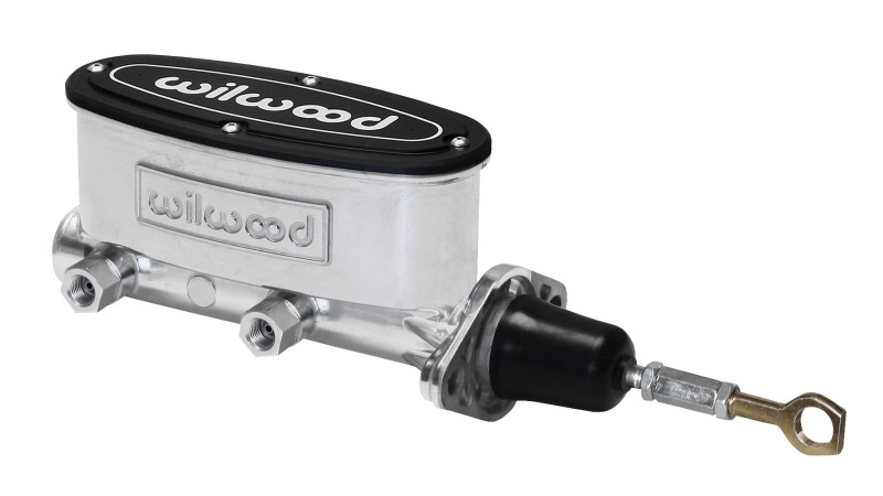 Wilwood High Volume Tandem M/C - 7/8in Bore Ball Burnished-W/Pushrod - Early Mustang - 260-12900-P